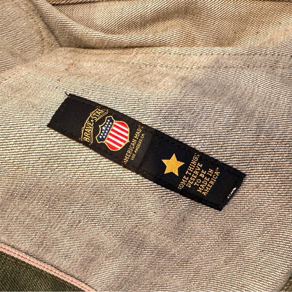 Men's Brave star Mojave olive Denim Jacket - Picture 6 of 8